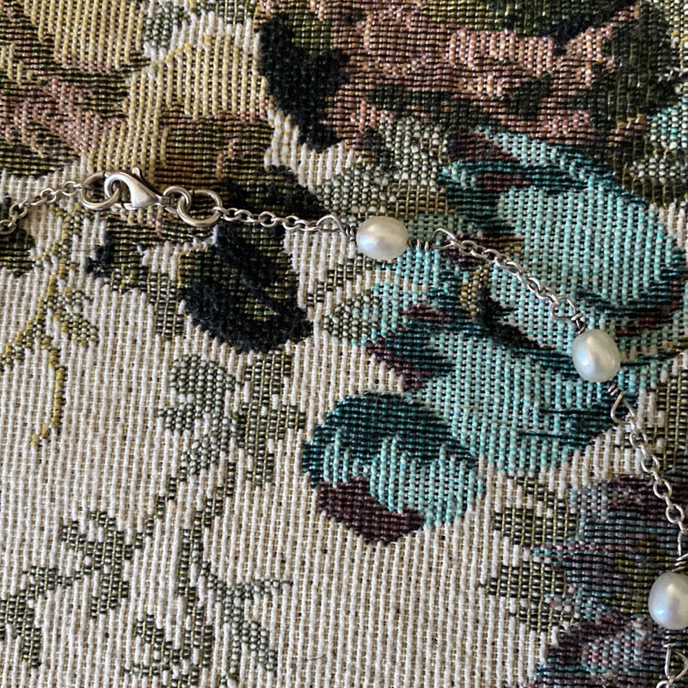 Sterling pearl necklace - Picture 4 of 4
